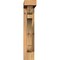 Ekena Millwork Olympic Block Smooth Bracket w/ Offset Brace, Western Red Cedar, 3 1/2"W x 14"D x 18"H BKT0402X14X18OLY05SWR - alternate 2